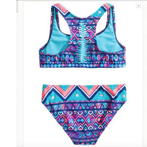 Printed Flounce Bikini